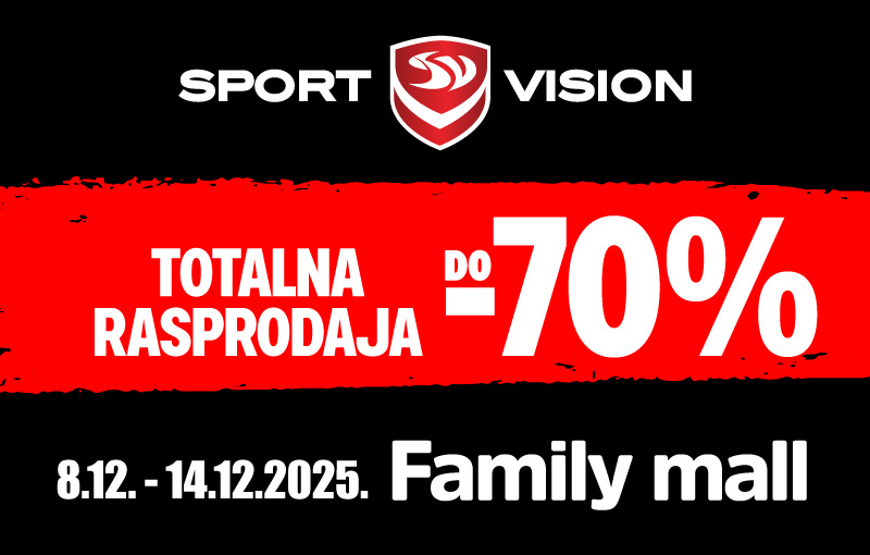 TOTALNA RASPRODAJA U FAMILY MALLU! OD 8. DO 14.12. UGRABI DO ČAK -70% POPUSTA!